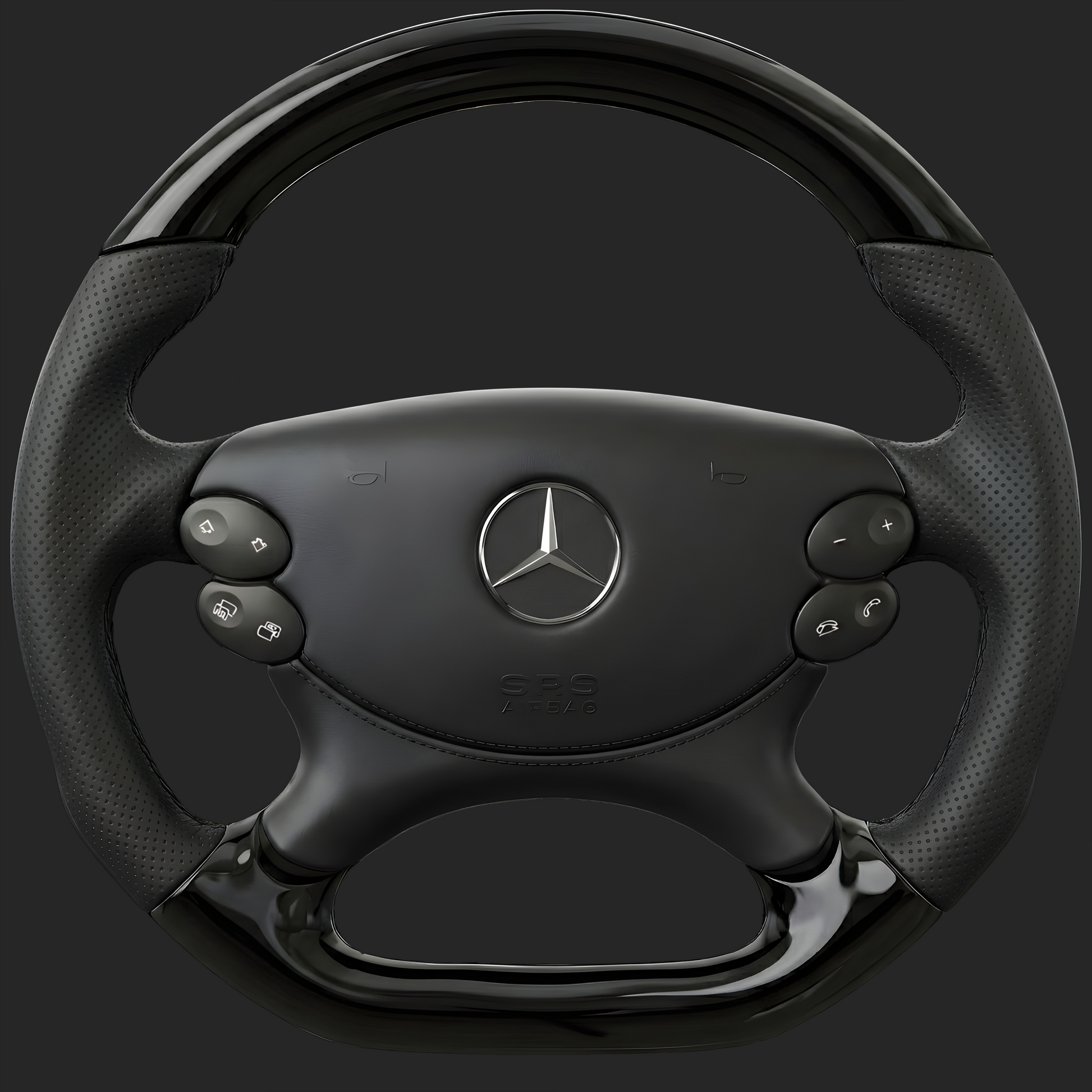 Fully custom bespoke steering wheel for Mercedes Benz W211 / R230 / R219 / R209